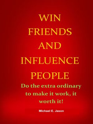 cover image of WIN FRIENDS AND INFLUENCE PEOPLE